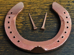 Real Horseshoe Copper + Horse shoe nails to fix to a door | Wedding, Craft, Game, Games - Farriers Equipment