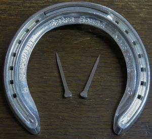 Wedding Horseshoe real Aluminium race shoe with 2 Horse Shoe nails fix to door | Craft, Games, - Farriers Equipment