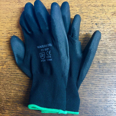 Horse Stable Gloves Riding | Yard Work Polyester Grip Polyurethane palm coating | All Sizes - Farriers Equipment