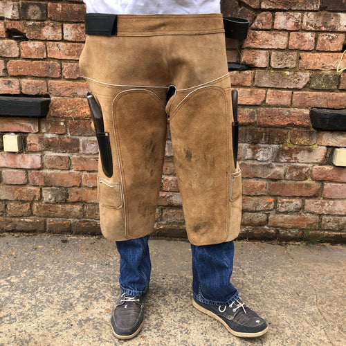 Farriers Equipment Tools | Leather Apron Chaps | Knife & Magnet Pockets - Farriers Equipment