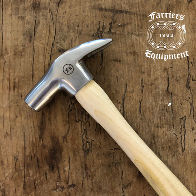 Farriers Equipment Tools | 14 oz Horse shoe Nail Nailing on Hammer - Farriers Equipment